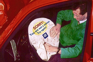 Illustration for article titled General Motors Introduces New Instant-Win Airbags